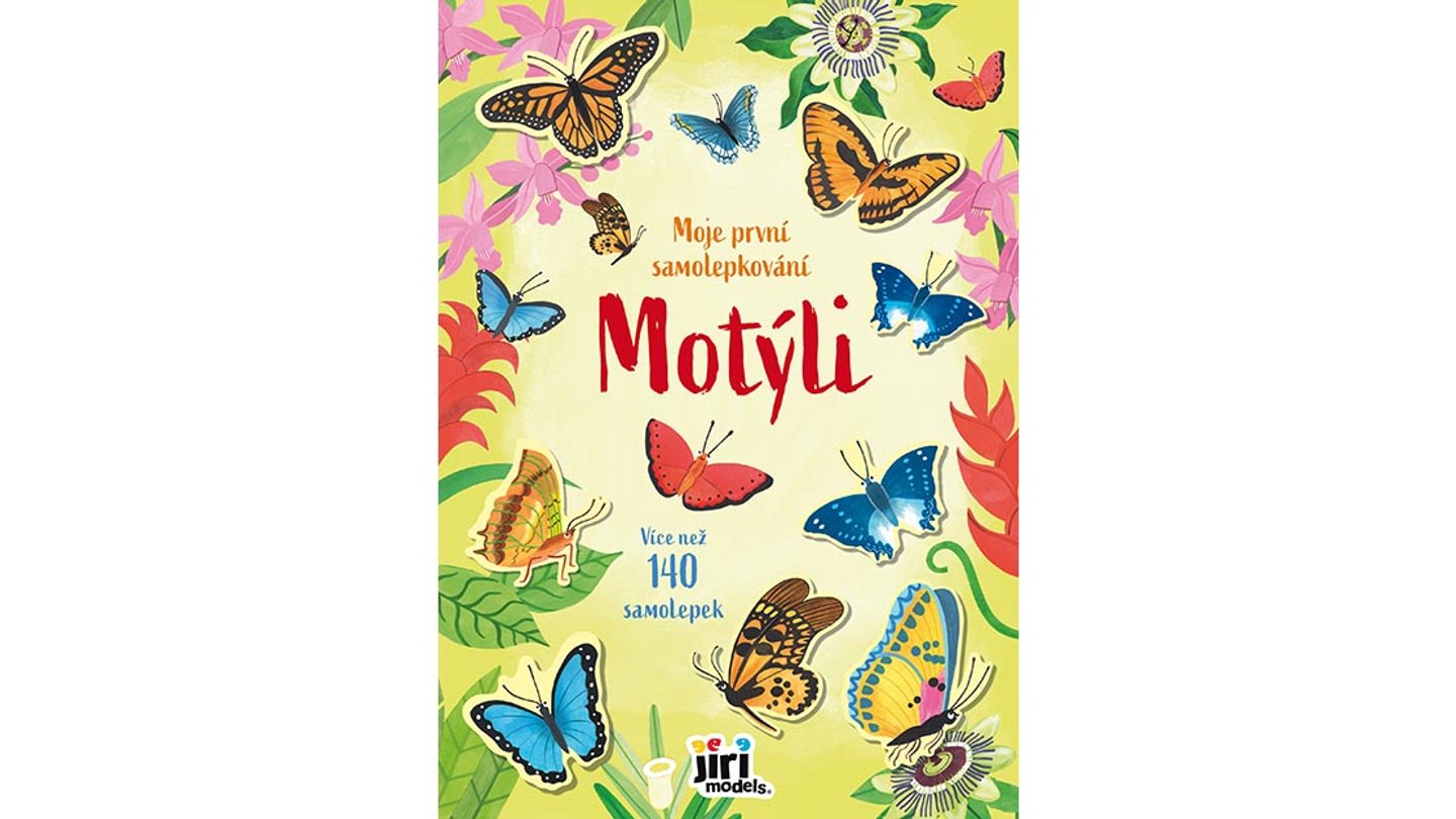 Samolepkový sešit - Motýli