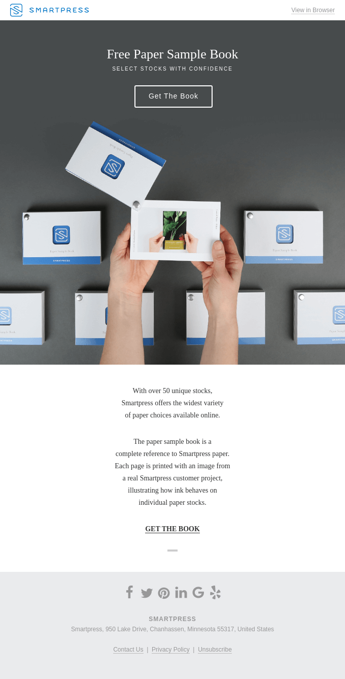 Complimentary Paper Samples