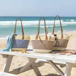 Kenyan flag wooven summer bag 2