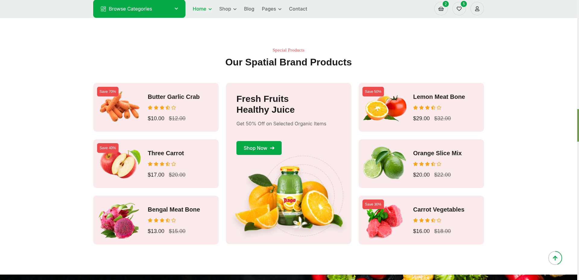 Freshmat - Organic Food Store project screenshot 4