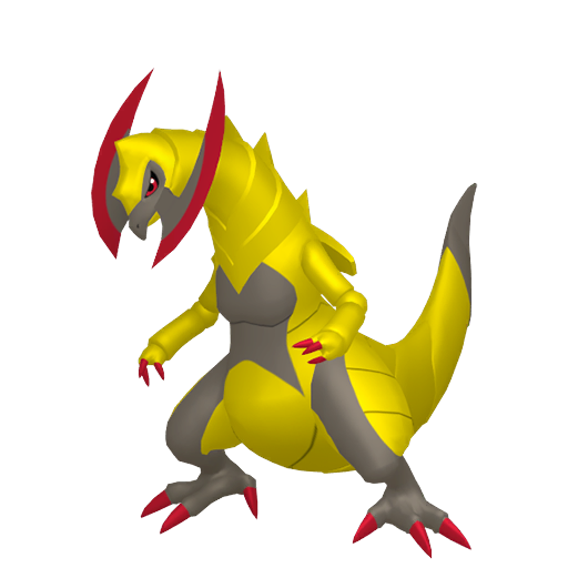Haxorus - Dragon type Pokemon from Pokemon Sword and Shield with stats, moves, and evolution data