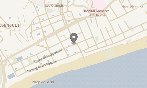 Lokation for Hotel htop Amaika - all inclusive