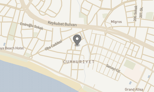 Lokation for Almera Park Apart Hotel