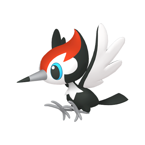 Pikipek - Normal/Flying type Pokemon from Pokemon Scarlet and Violet with stats, moves, and evolution data