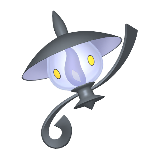 Lampent - Ghost/Fire type Pokemon from Pokemon Sword and Shield with stats, moves, and evolution data