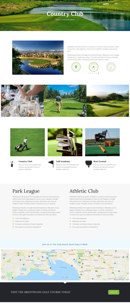 Golf Course Country Club