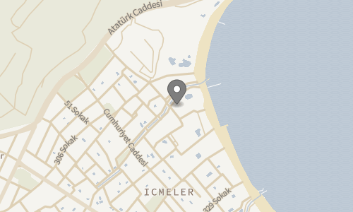 Lokation for Hotel Marti La Perla - voksenhotel