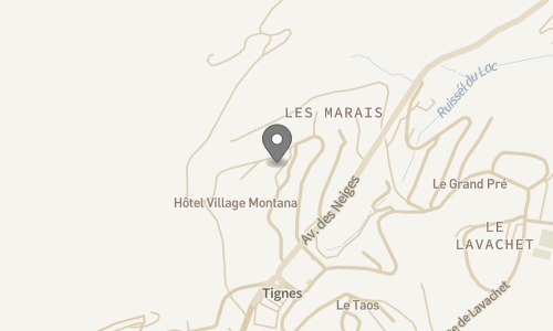 Lokation for Hotel Les Suites du Montana - Ekstra