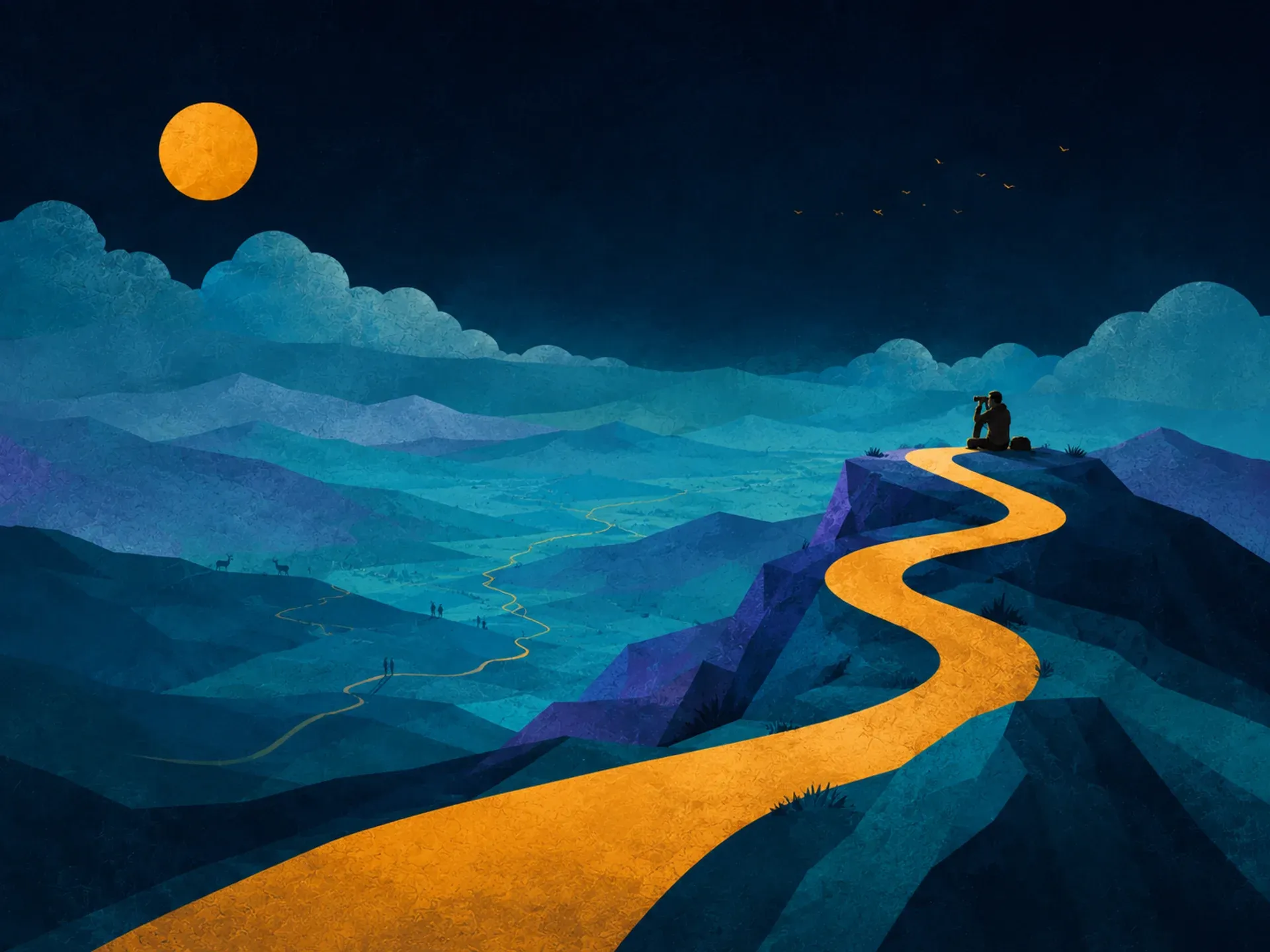 Stage 02 — Observer: curious but stuck, watching from the sidelines