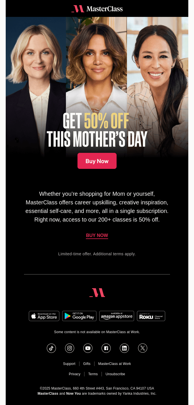 Get 50 Off This Mothers Day