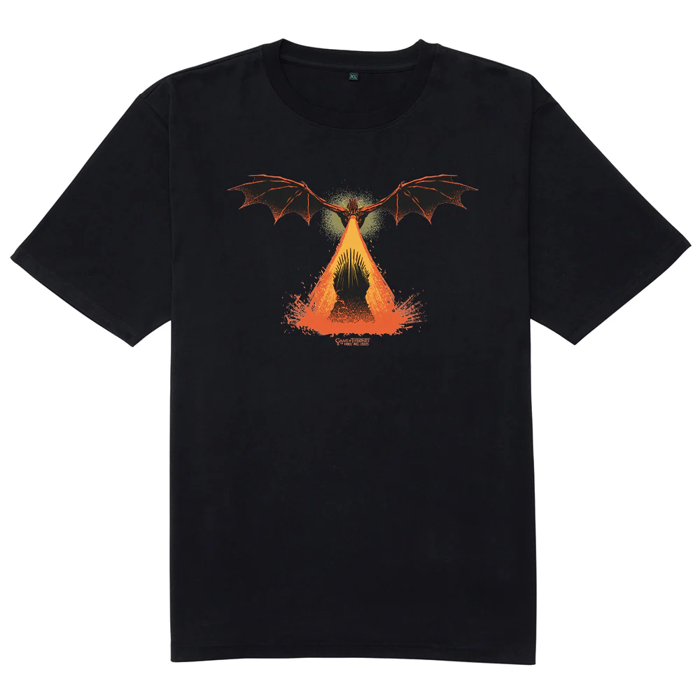 GOT Dragon Graphic Black Tee image