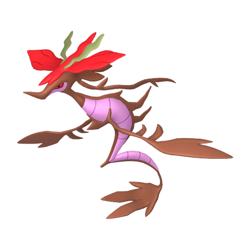 Dragalge - Poison/Dragon type Pokemon from Pokemon Sword and Shield with stats, moves, and evolution data
