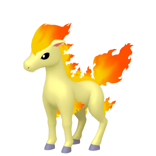 Ponyta - Fire type Pokemon from Pokemon FireRed and LeafGreen with stats, moves, and evolution data