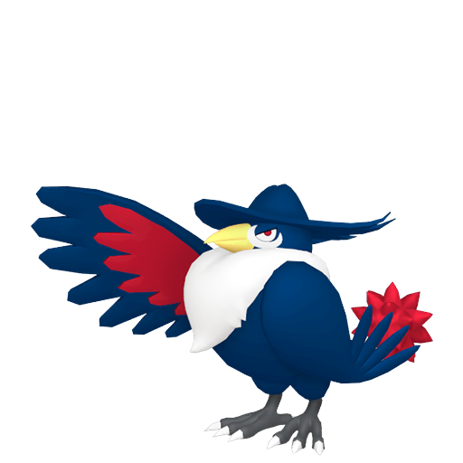 Honchkrow - Dark/Flying type Pokemon from Pokemon Platinum with stats, moves, and evolution data
