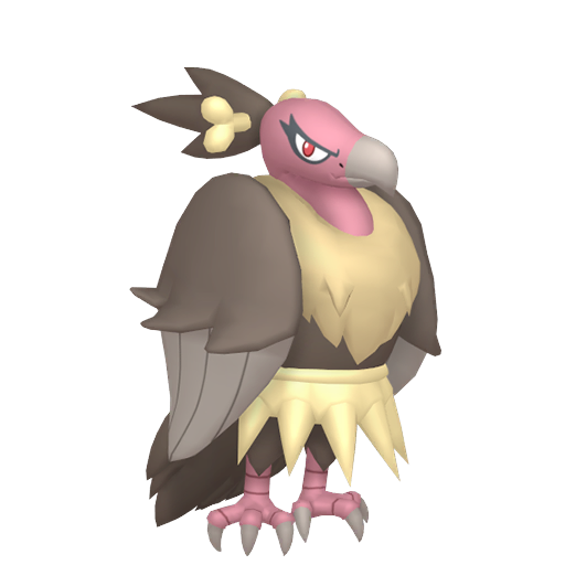 Mandibuzz - Dark/Flying type Pokemon from Pokemon Sword and Shield with stats, moves, and evolution data