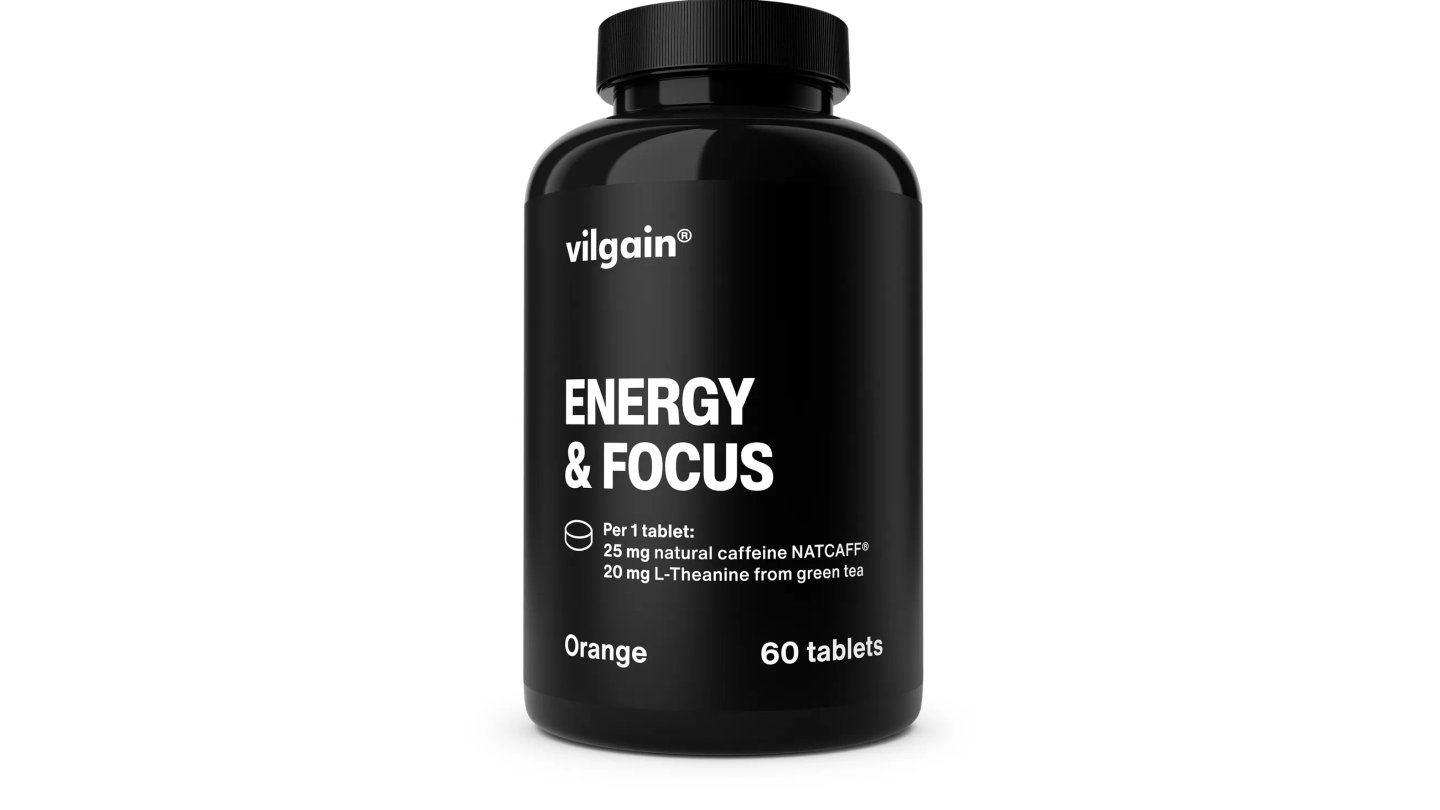 Energy & Focus Tabs – pomeranč 60 tablet