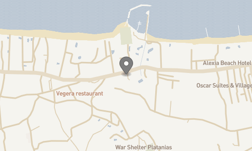 Lokation for Porto Platanias Village Resort