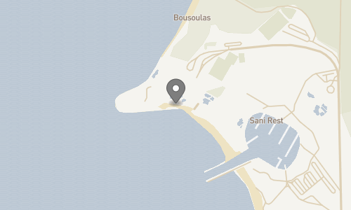 Lokation for Sani Beach