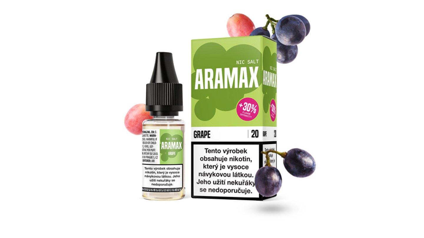 Aramax Salt Hroznové víno 10ml 20mg