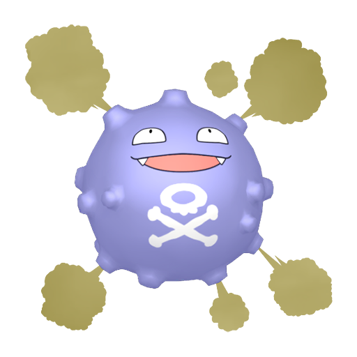 Koffing - Poison type Pokemon from Pokemon FireRed and LeafGreen with stats, moves, and evolution data