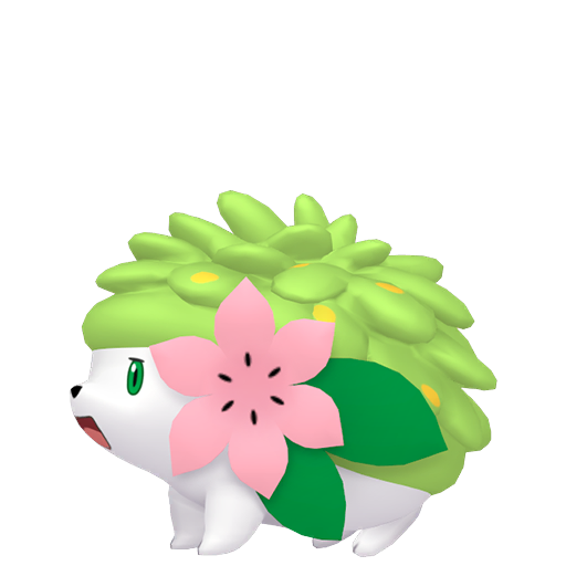 Shaymin - Grass type Pokemon from  with stats, moves, and evolution data