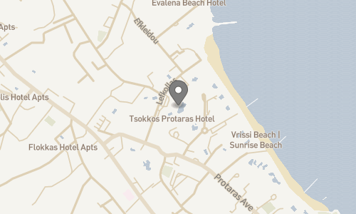 Lokation for Tsokkos Beach Hotel 