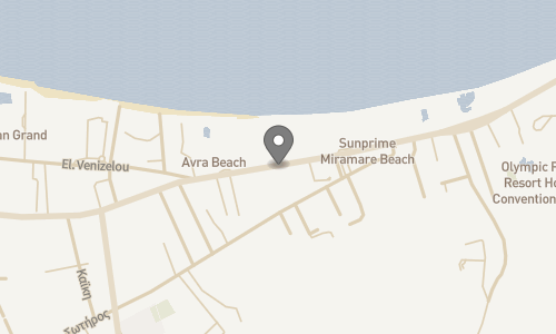Lokation for Avra Beach Hotel