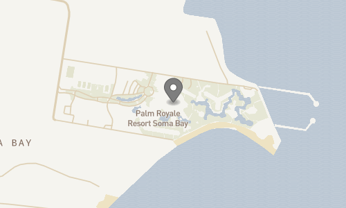 Lokation for Hotel Sentido Palm Royale Soma Bay Resort