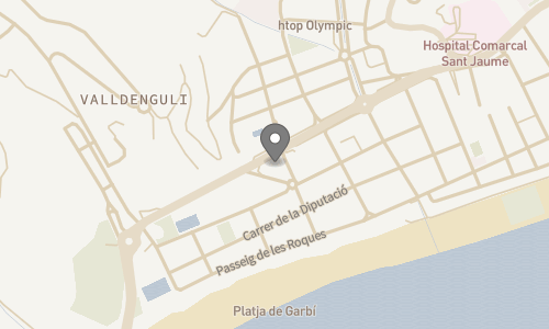 Lokation for Hotel Bernat II