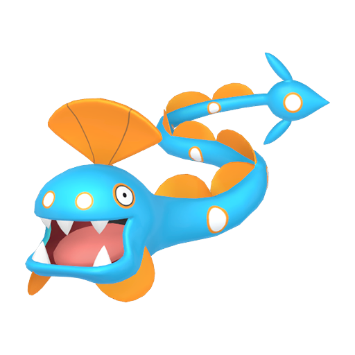 Huntail - Water type Pokemon from Pokemon X and Y with stats, moves, and evolution data