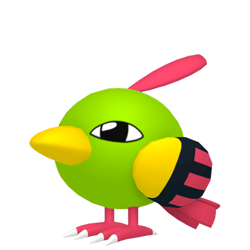 Natu - Psychic/Flying type Pokemon from Pokemon Sword and Shield with stats, moves, and evolution data