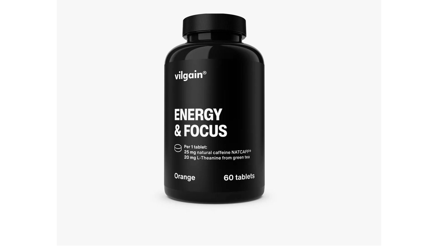Vilgain Energy & Focus Tabs – pomeranč