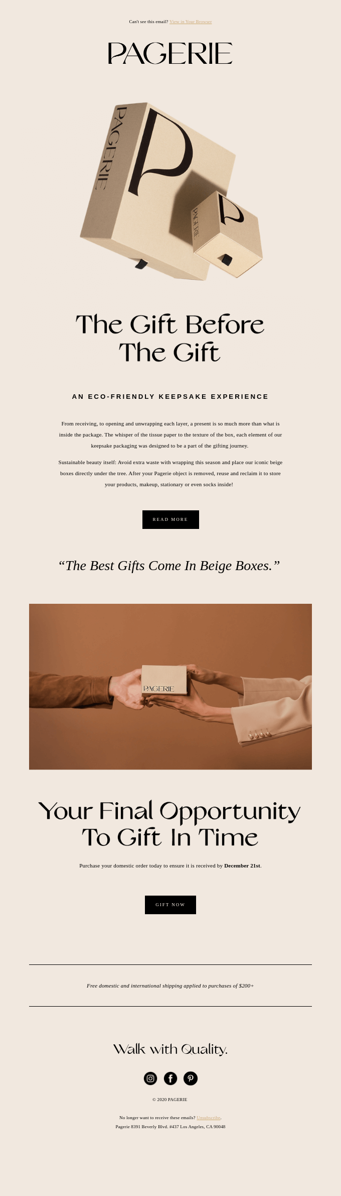 The Iconic Beige Box Belongs Under Your Tree