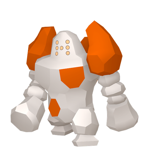 Regirock - Rock type Pokemon from Pokemon Sword and Shield with stats, moves, and evolution data