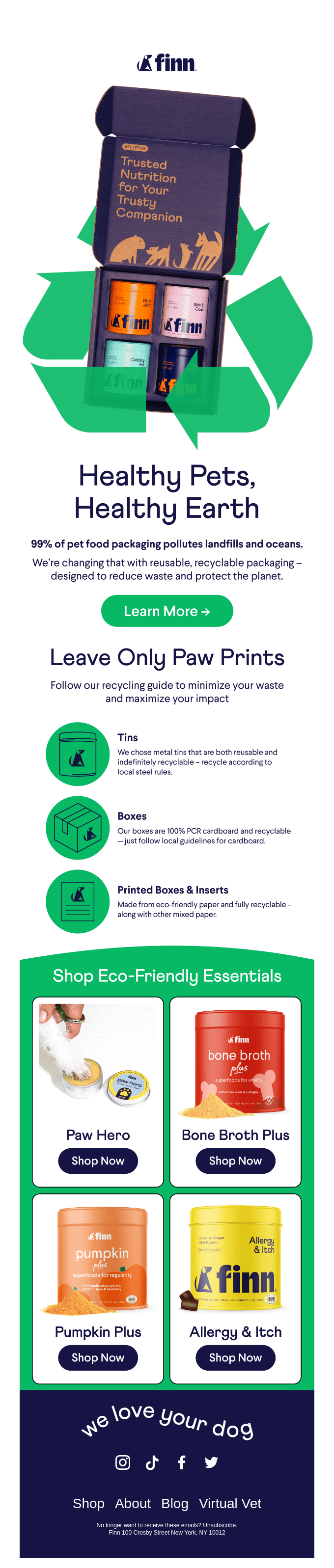 Leave Only Paw Prints