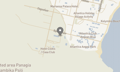 Lokation for Cook's Club Kolymbia