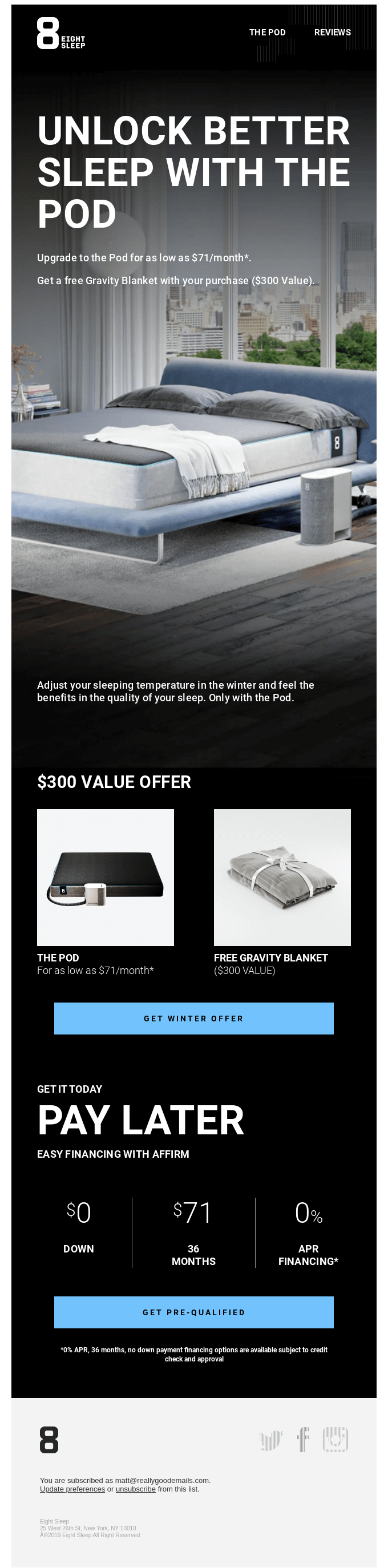 Winter Exclusive Get The Pod For 71month