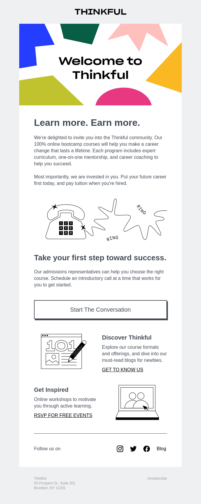 Welcome To The Thinkful Community