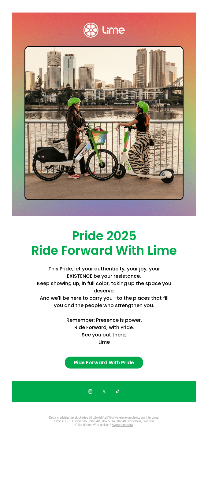Ride Forward With Pride