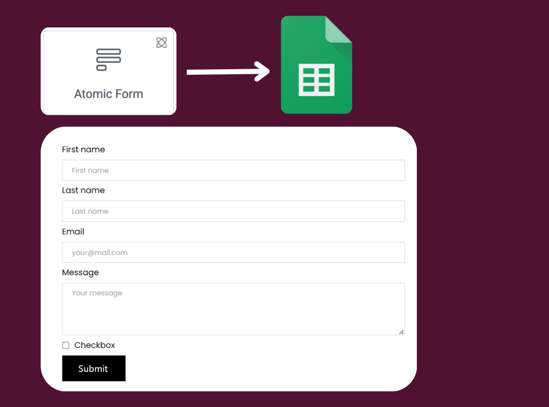 Atomic Form 1 - Google Sheets Integration