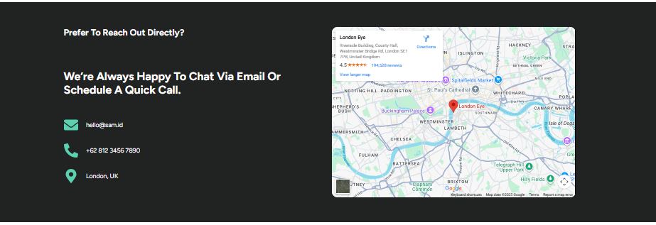 Preper to reach out directly-a0055