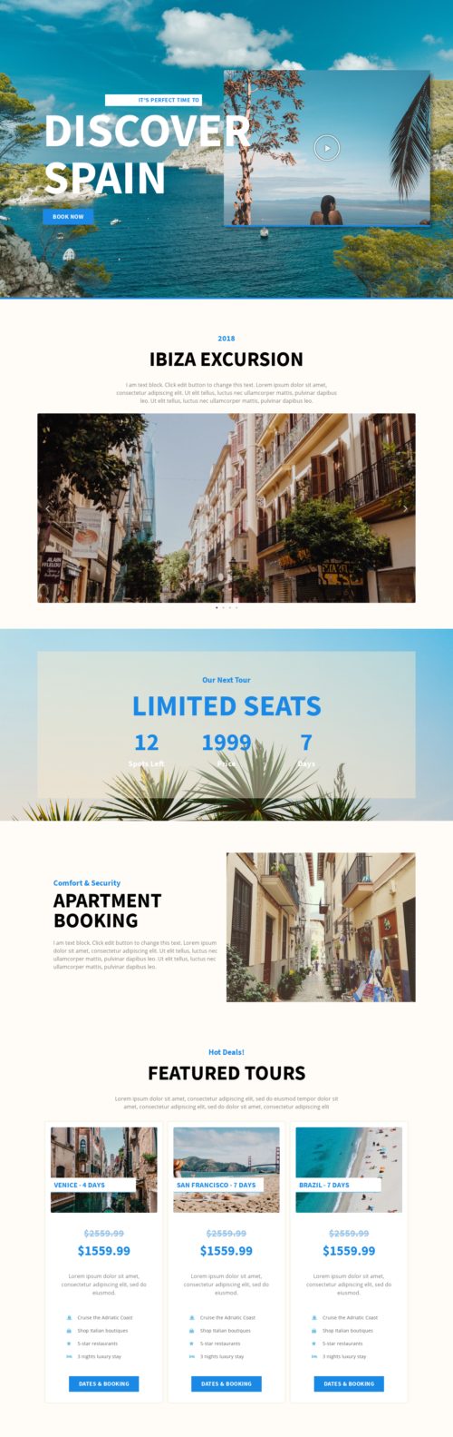 Travel Agency Single Tour