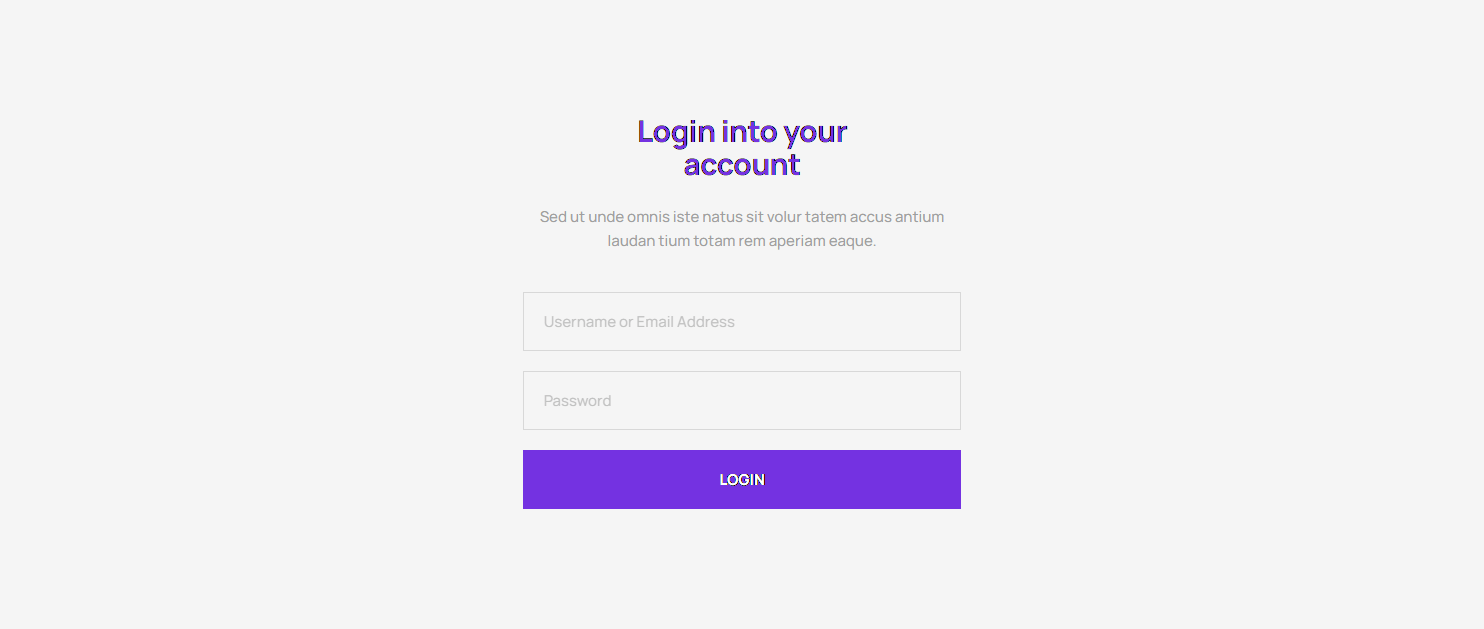 Login Page c2421
