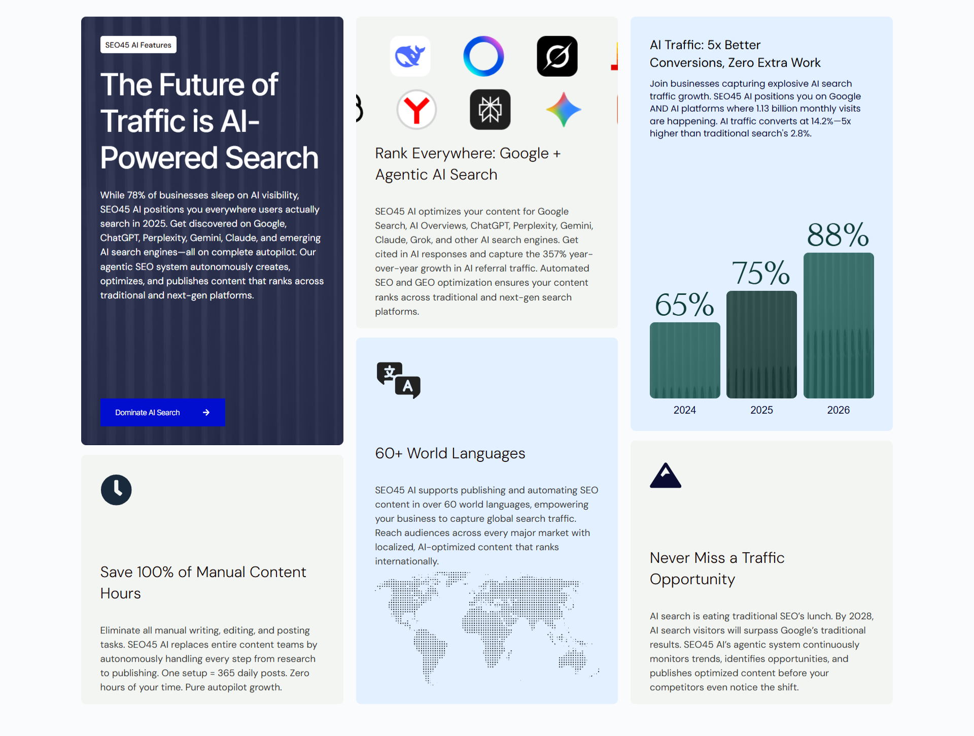 Bento Grid 8 - Features and Benefits