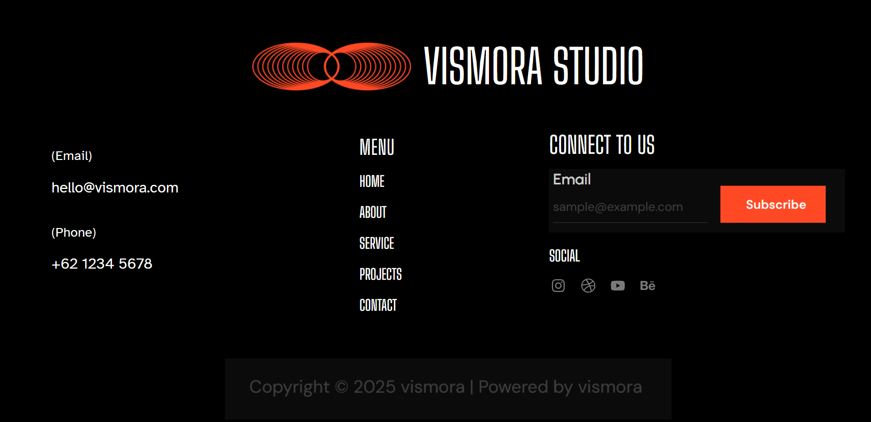 Vismora Footer - V03