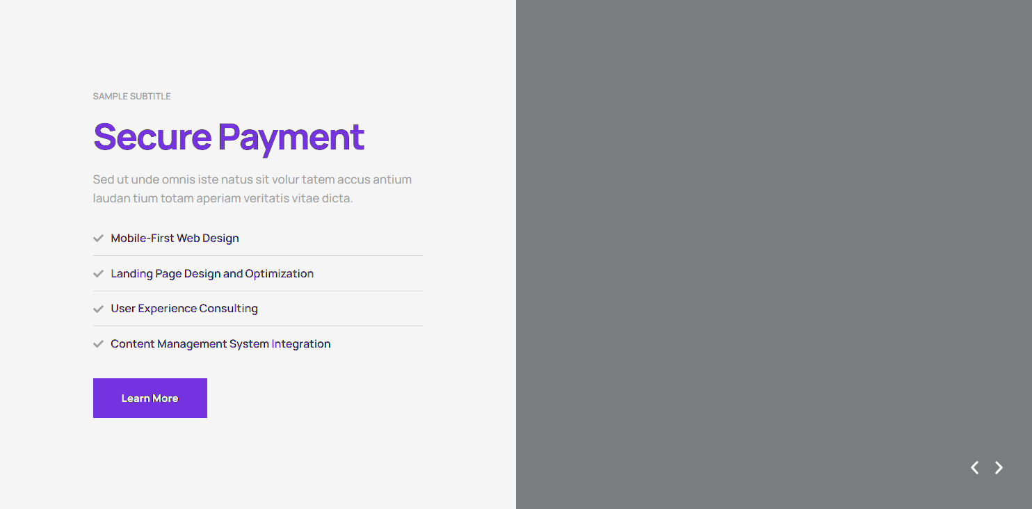 Feature and Benefits c3169