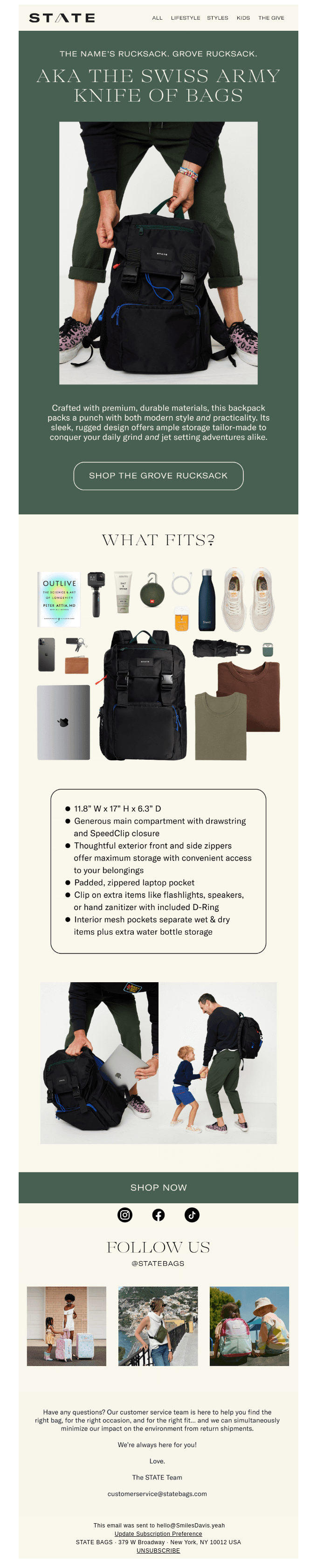 New Introducing Our Newest Backpack