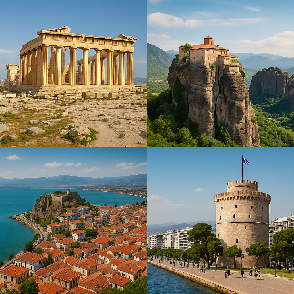 Atina-Lutraki-Peloponez-Kalambaka-Meteori-Solun fotografija