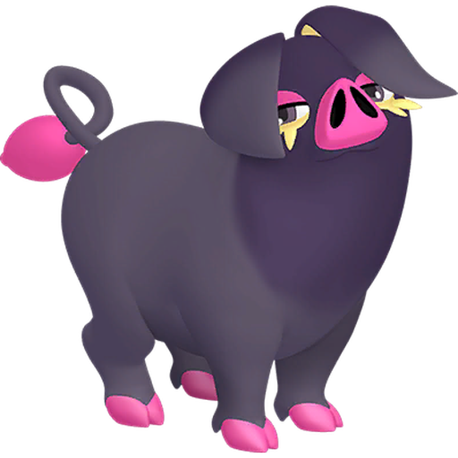 Oinkologne - Normal type Pokemon from Pokemon Scarlet and Violet with stats, moves, and evolution data