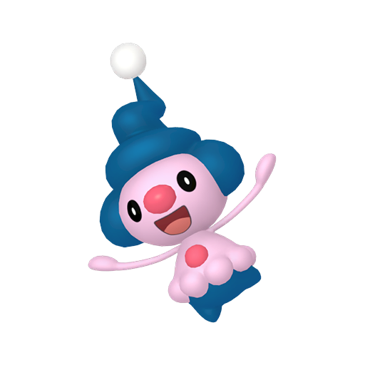 Mime-jr - Psychic/Fairy type Pokemon from Pokemon Platinum with stats, moves, and evolution data